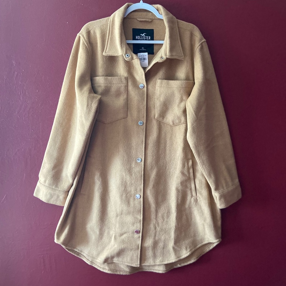 Hollister Longer Length Shirt Jacket - Picture 5 of 6